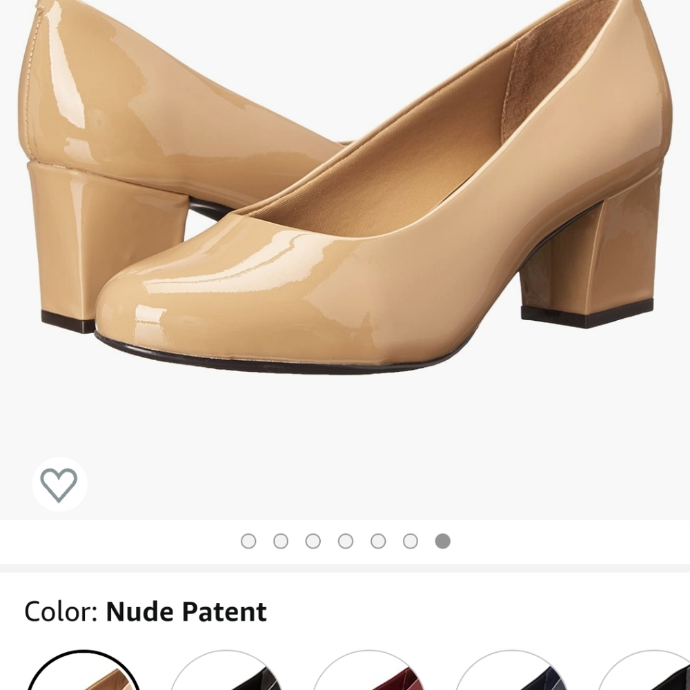 Trotters, womans dress shoe, size 10.5W, Nude